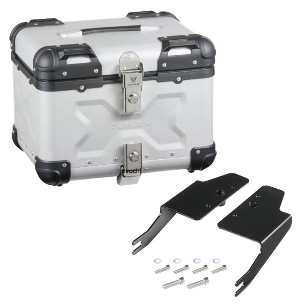 DUHAN トップケース リアボックス 45L DU-BP03 シルバーメタリック