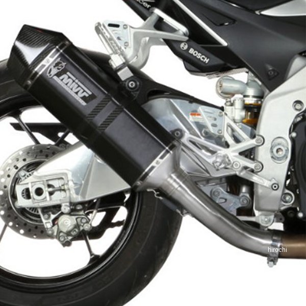 スリップオンマフラー 触媒なし SPEED EDGE 18年-20年 TuonoV4 1100 ステンブラック