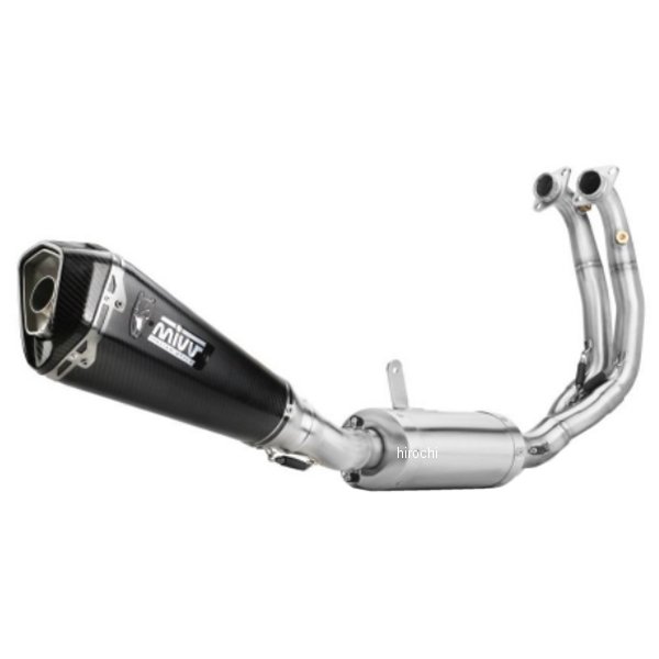 フルエキゾーストマフラー 触媒あり DELTA RACE 20年-21年 アプリリア RS660 カーボン