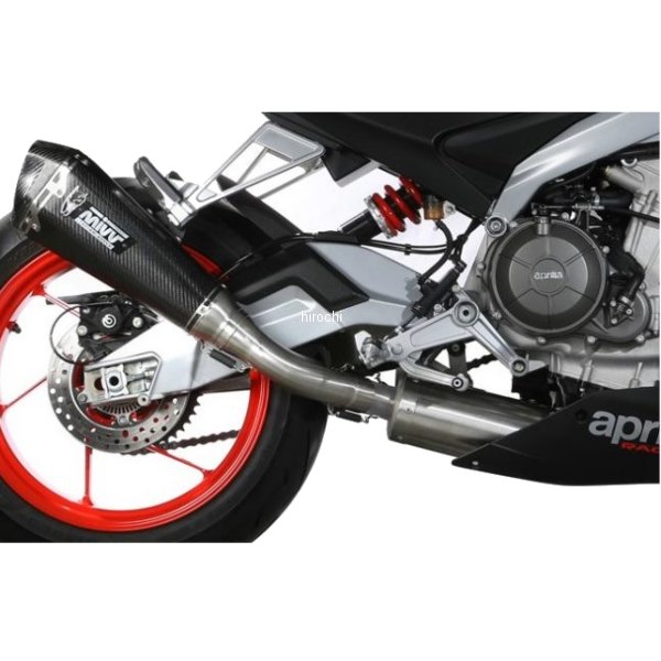 フルエキゾースト DELTA RACE ハイポジション 触媒なし 21年-22年 Tuono660 カーボン