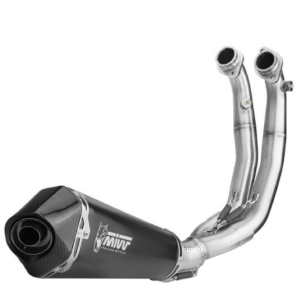 フルエキゾーストマフラー 触媒なし DELTA RACE 20年-21年 アプリリア RS660 ブラックステンレス