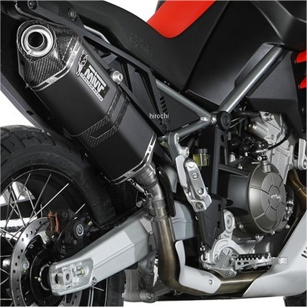 スリップオンマフラー SPEED EDGE BLACK 22年 Tuareg660 ステンレス ブラック