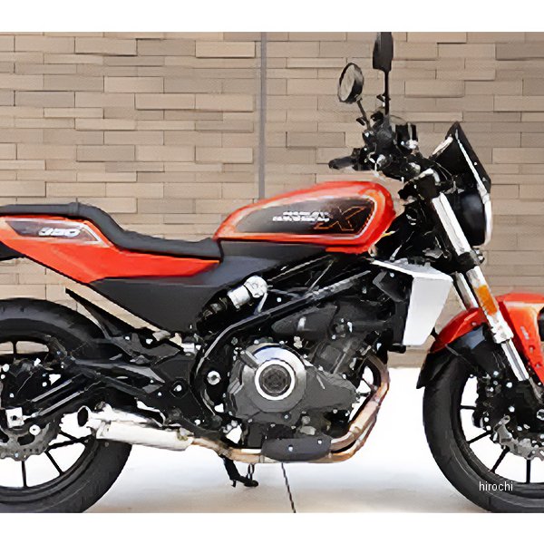 A-100 セミスリップオンマフラー ショート ステンレス ハーレー X350