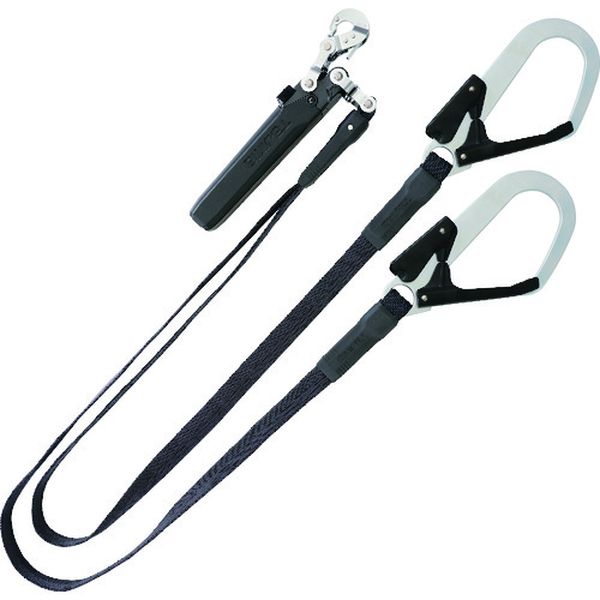 ハーネス用ランヤード 平ロープ ダブルL1