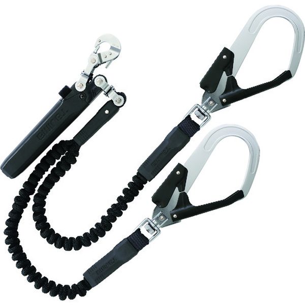 ハーネス用ランヤード 蛇腹 ダブルL2