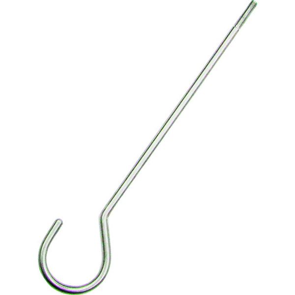 ステンレス ネジ付ロングSカン 線径6mm 全長1500mm