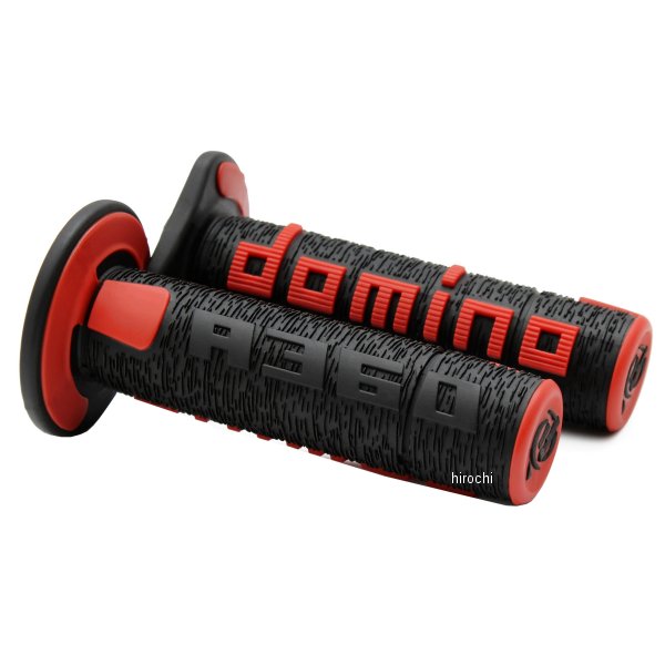 グリップ オフロード A360 汎用 黒/赤