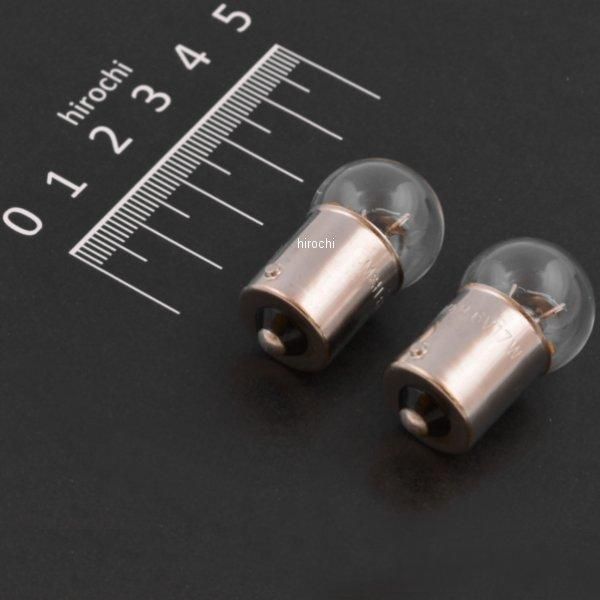 口金シングル球 6V17W ウインカー/ストップ球 (クリアー) (2個入り)