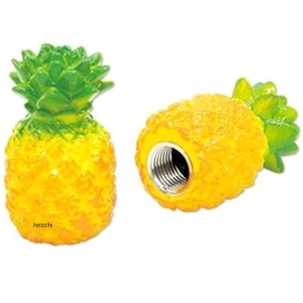 バルブキャップセット BLUE PANIC オリジナル パイナップル