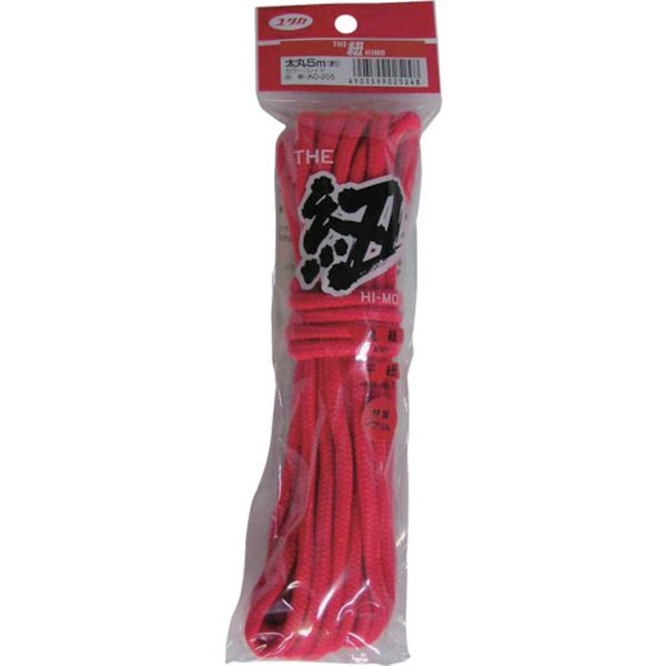 紐 ザ・紐 太丸紐 5m レッド