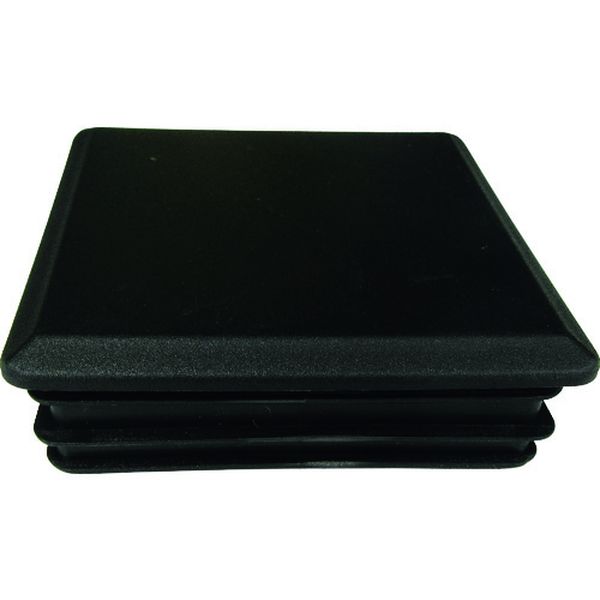 樹脂キャップ 角パイプ75用 ブラック  (2個入)