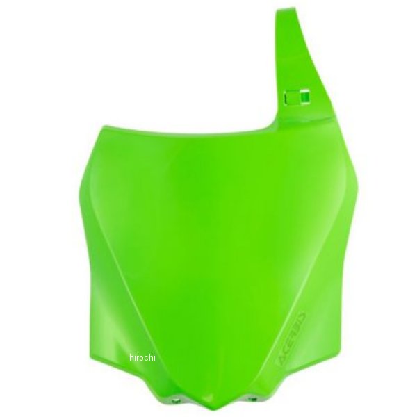 Acerbis 14年以降 カワサキ KX85/ 14年-21年 KX100/22-24 KX112 フロント ナンバープレート グリーン