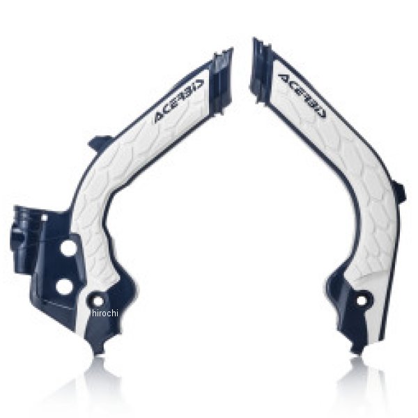 Acerbis 19年-22年 KTM 125-501 TC/FC/FX/FE/S/TE/TX/ 21年-23年 GasGas フレームガード- X-Grip ブルー/ホワイト