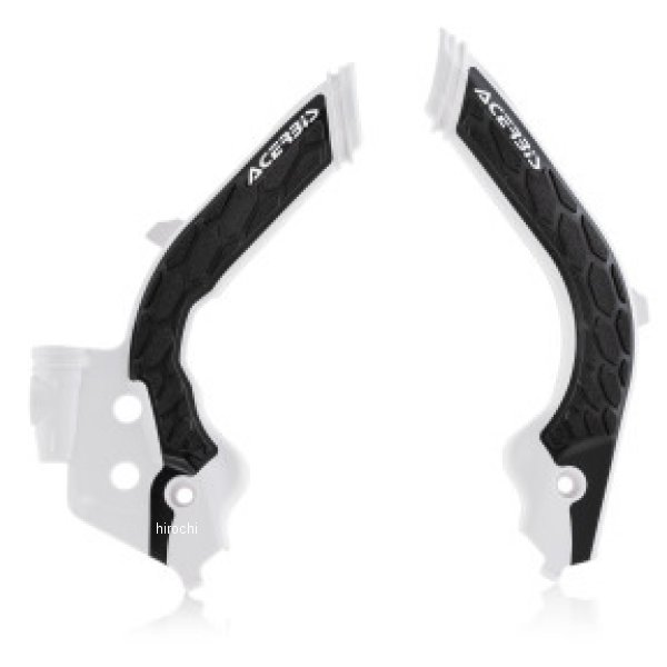 Acerbis 19年-22年 KTM 125-501 TC/FC/FX/FE/S/TE/TX/ 21年-23年 GasGas フレームガード- X-Grip ホワイト/ブラック