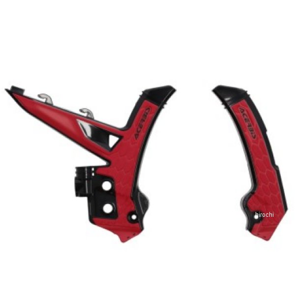Acerbis 24年 GasGas MC/ MC-F/ EC/ EC-F/ EX250/300 EX-F フレームガード- X-Grip ブラック/レッド