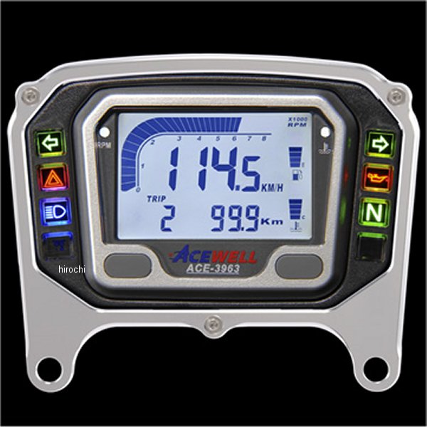 メーターステー Aタイプ ACEWELL ACE-3963用 シルバー