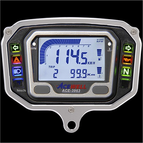 メーターステー Cタイプ ACEWELL ACE-3963用 シルバー