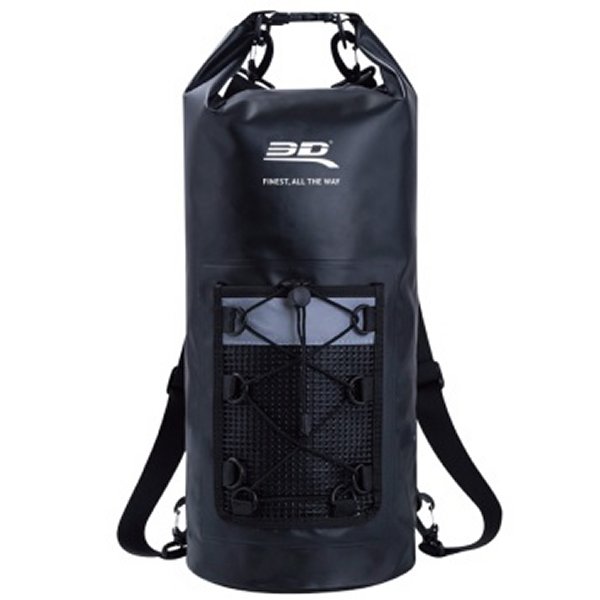 3D MAXpider ロールトップ ドライバッグ バックパック 黒