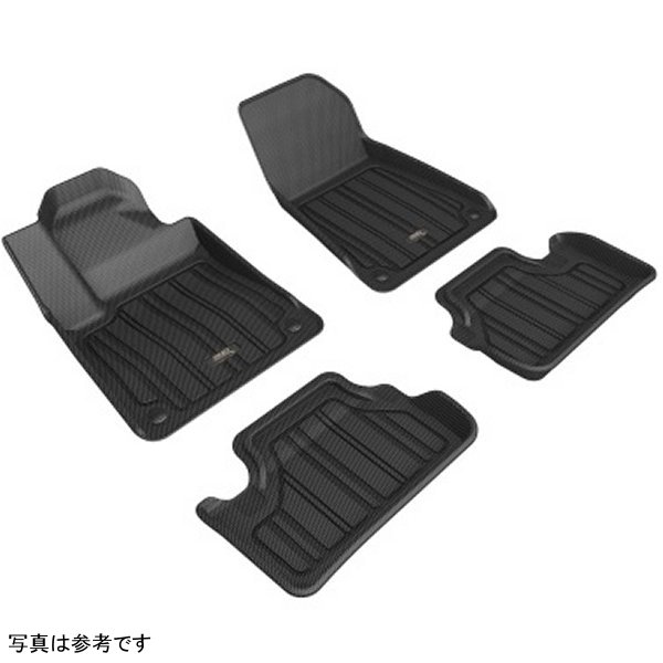 3D MAXpider フロアマット 21年-23年 ポールスター2 黒