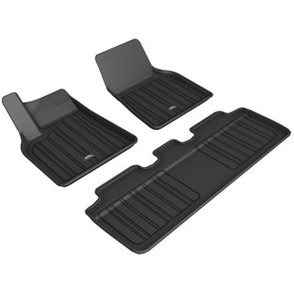 3D MAXpider フロアマット 20年-21年 テスラ モデルY 黒