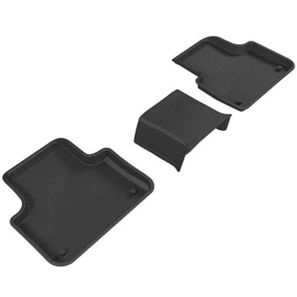 3D MAXpider フロアマット 17年-20年 Audi Q7/Q8 黒