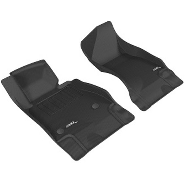 3D MAXpider フロアマット 16年-20年 シボレー カマロ 黒
