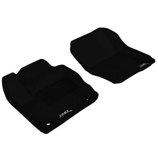 3D MAXpider フロアマット 12年-18年 フォード フォーカス 黒