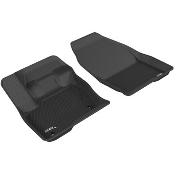3D MAXpider 15年-20年 フォード Edge Kagu 1st Row フロアマット ブラック