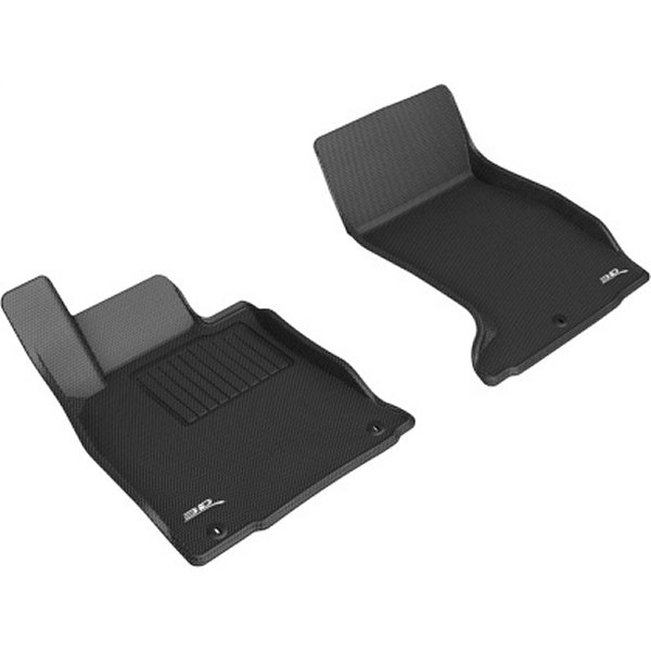 3D MAXpider 19年-23年 Genesis G70 AWD Kagu 1st Row フロアマット ブラック