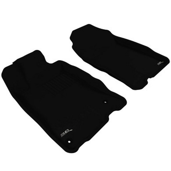 3D MAXpider 2011-2016 ホンダ CR-Z Kagu 1st Row フロアマット ブラック