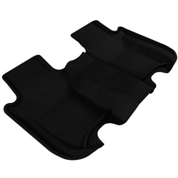 3D MAXpider 2009-2013 ホンダ Fit Kagu 2nd Row フロアマット ブラック