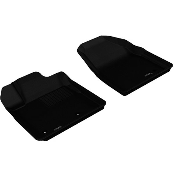 3D MAXpider 09年-15年 ホンダ Pilot Kagu 1st Row フロアマット ブラック