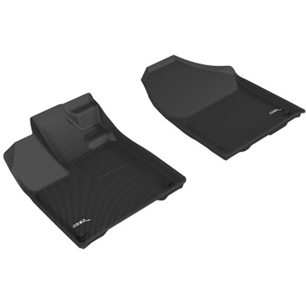 3D MAXpider 16年-20年 ホンダ Pilot/Passport Kagu 1st Row フロアマット ブラック