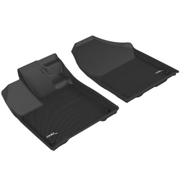 3D MAXpider 17年-20年 ホンダ Ridgeline Kagu 1st Row フロアマット ブラック