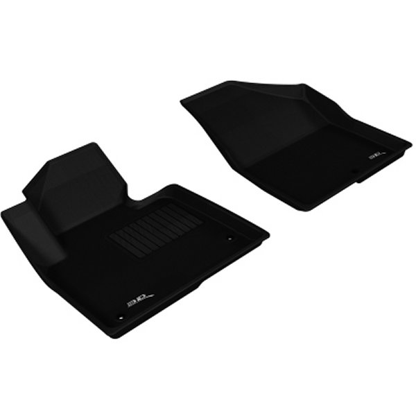 3D MAXpider 13年-19年 ヒュンダイ Santa Fe Sport/Santa Fe/Santa Fe Xl Kagu 1st Row フロアマット ブラック