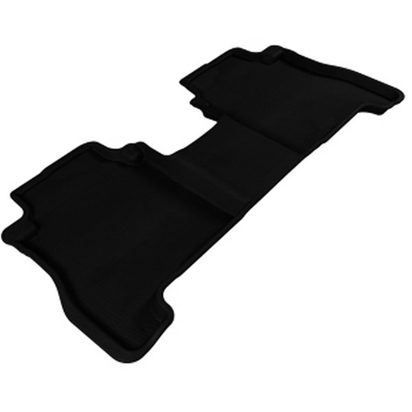 3D MAXpider 07年-12年 ヒュンダイ Santa Fe Kagu 2nd Row フロアマット ブラック