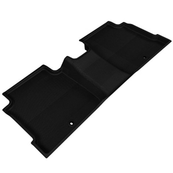 3D MAXpider 15年-20年 ヒュンダイ/Kia Sonata/Sonata Hybrid/Optima Kagu 2nd Row フロアマット ブラック