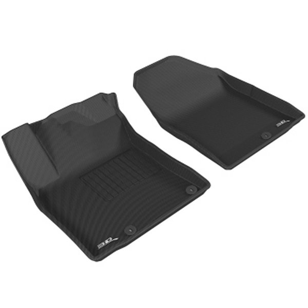 3D MAXpider 17年-19年 ヒュンダイ/Kia Ioniq/Niro Kagu 1st Row フロアマット ブラック