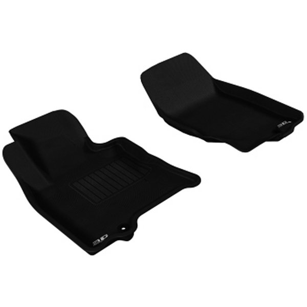 3D MAXpider 09年-17年 Infiniti QX70/QX50/FX35/EX35 Kagu 1st Row フロアマット ブラック