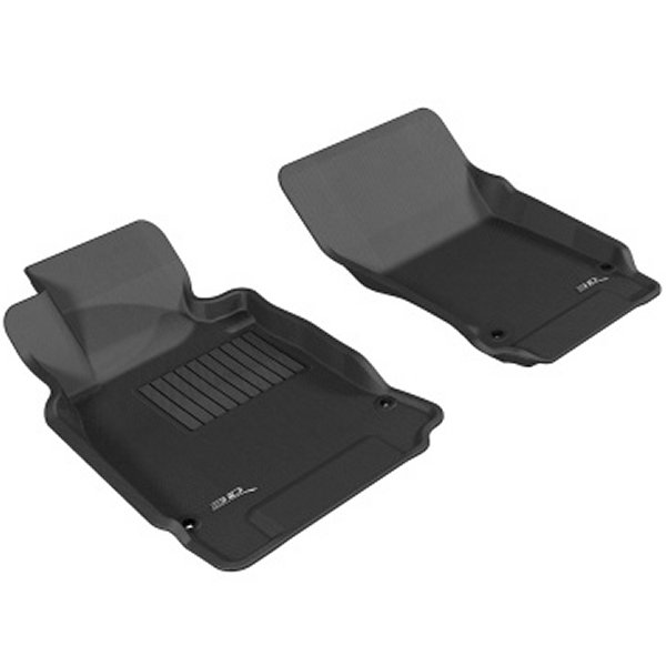 3D MAXpider 11年-19年 Infiniti Q70/M37 Kagu 1st Row フロアマット ブラック