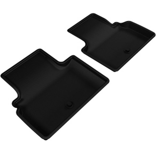 3D MAXpider 14年-20年 Infiniti Q50/Q60 Kagu 2nd Row フロアマット ブラック