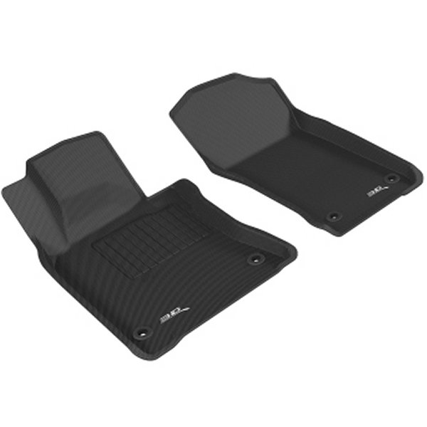 3D MAXpider 17年-19年 Infiniti Q60 Kagu 1st Row フロアマット ブラック