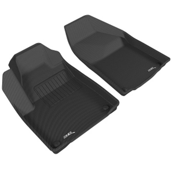 3D MAXpider 15年-20年 Jeep Cherokee Kagu 1st Row フロアマット ブラック