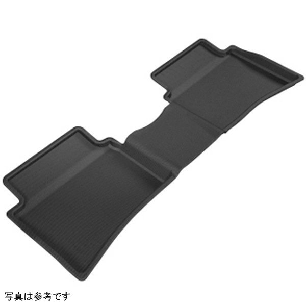 3D MAXpider 18年-20年 Kia Rio/Rio 5-Door Kagu 2nd Row フロアマット ブラック