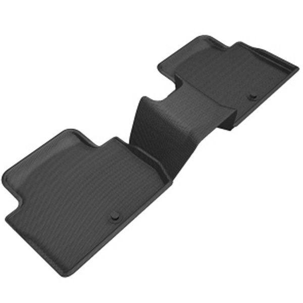 3D MAXpider 18年-20年 Kia Stinger Kagu 2nd Row フロアマット ブラック