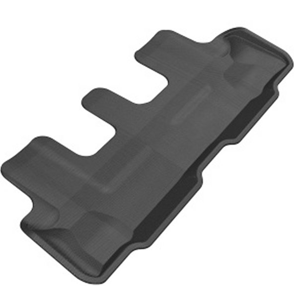 3D MAXpider 2010-2020 Lexus/トヨタ GX/4Runner Kagu 3rd Row フロアマット ブラック