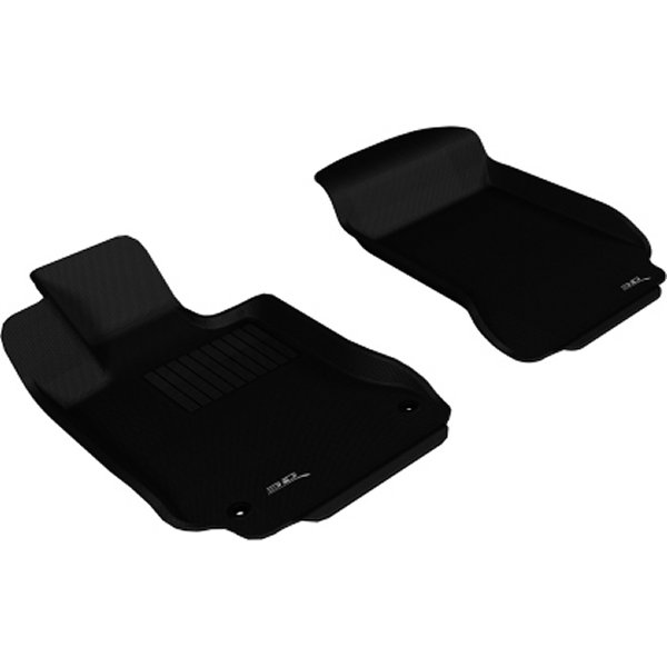 3D MAXpider 08年-14年 メルセデスベンツ C-Class W204 Kagu 1st Row フロアマット ブラック