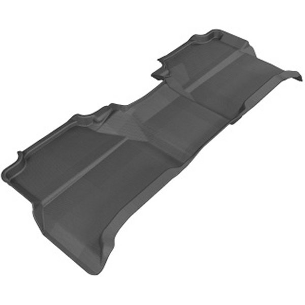 3D MAXpider 05年-19年 ニッサン フロントier Crew Cab Kagu 2nd Row フロアマット ブラック