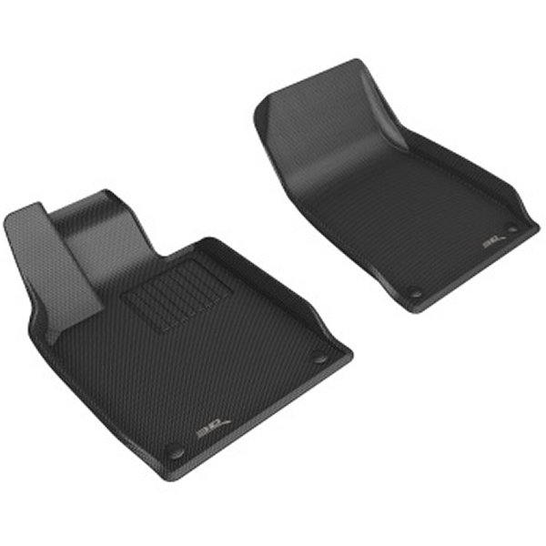 3D MAXpider 20-23 ポルシェ Taycan (9J1) Kagu フロント フロアマット ブラック