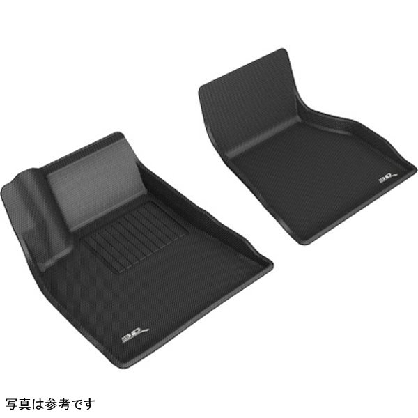3D MAXpider 18年-19年 Tesla Model 3 Kagu 1st Row フロアマット ブラック
